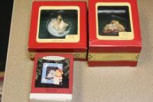Lot of 3 Christmas Ornaments