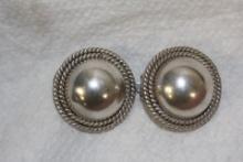 Sterling Clip Earrings