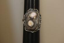 Stone and Sterling Ring