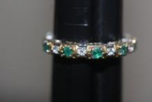 Sterling and Gemstone Ring