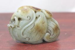 A Rousett Chinese Celadon Jade Phoenix