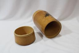 A Chinese Bamboo Teabox