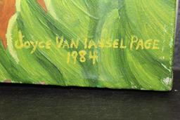 An Oil on Canvas by Joyce Van Tassel Page