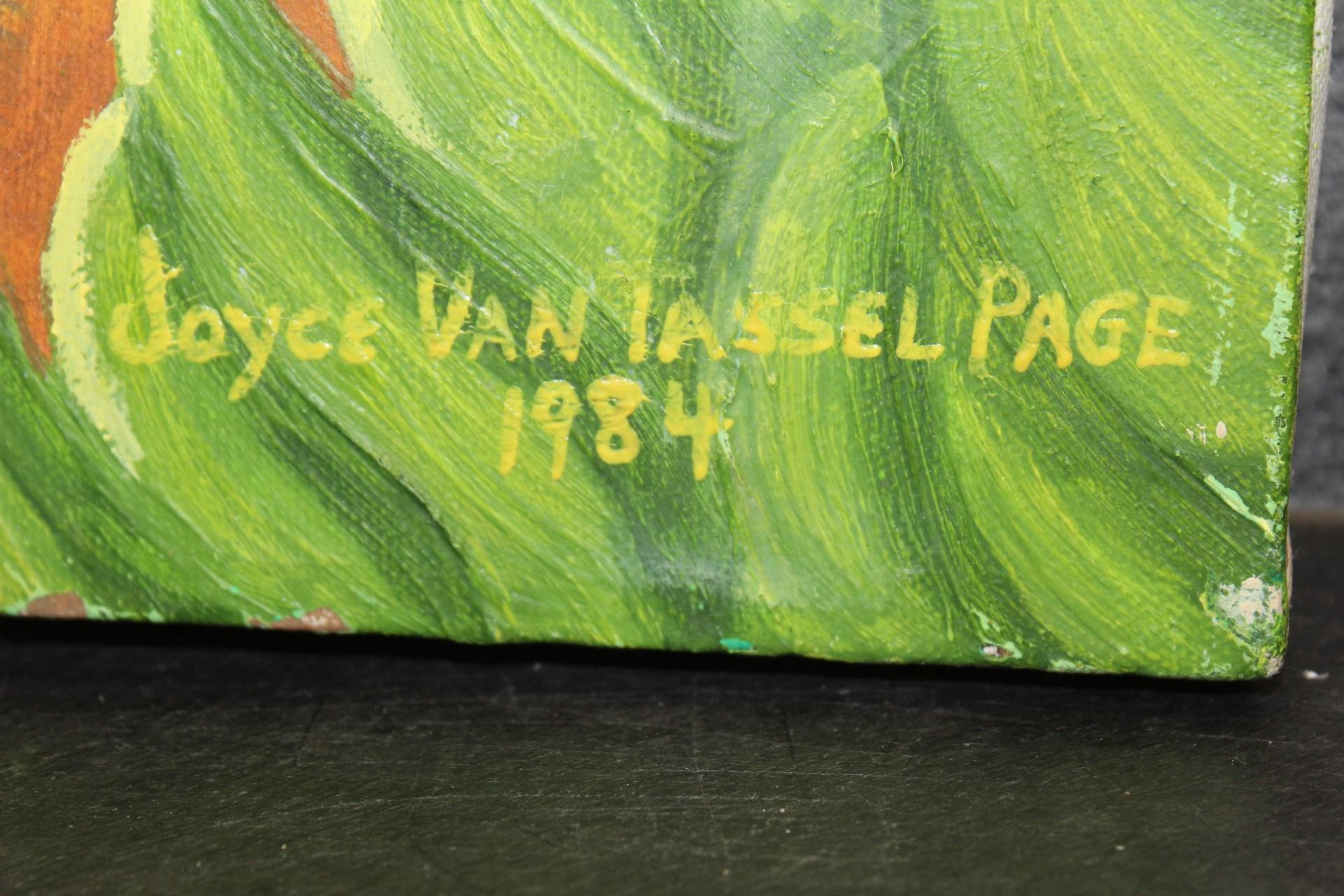 An Oil on Canvas by Joyce Van Tassel Page