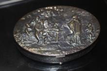 Zipla 90 Silverplated Repousse Box