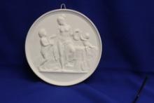 A B&G Royal Copenhagen Bisque Plaque