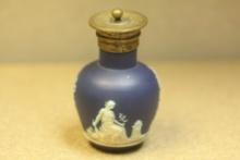 Antique English Wedgwood Jasperware Salt Container