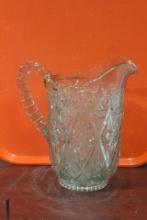A Pressed Glass Pitcher
