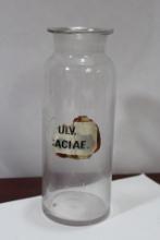 A Vintage Apothecary Cylinder Bottle