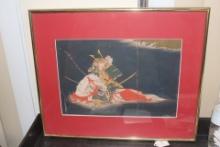 Framed Print of a Samurai