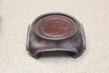 Vintage Wooden Vase Stand