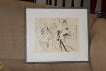 Etching by Aaron Sopher