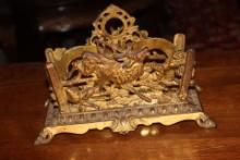Signed Vintage Deer Stag Napkin Holder