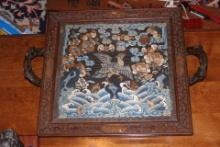 Antique Chinese Rank Badge Insert