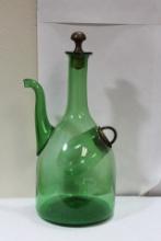 An Italian Green Decanter