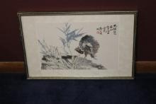 Signed Chinese / Asian Watercolor or  Print