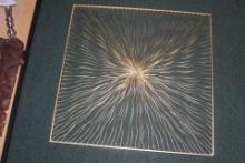 Mid Century Style Metal Wall Hanger