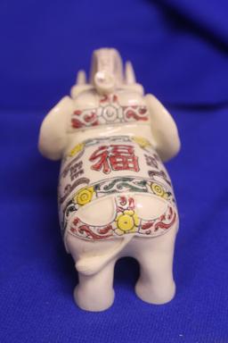 A Chinese Resin Elephant