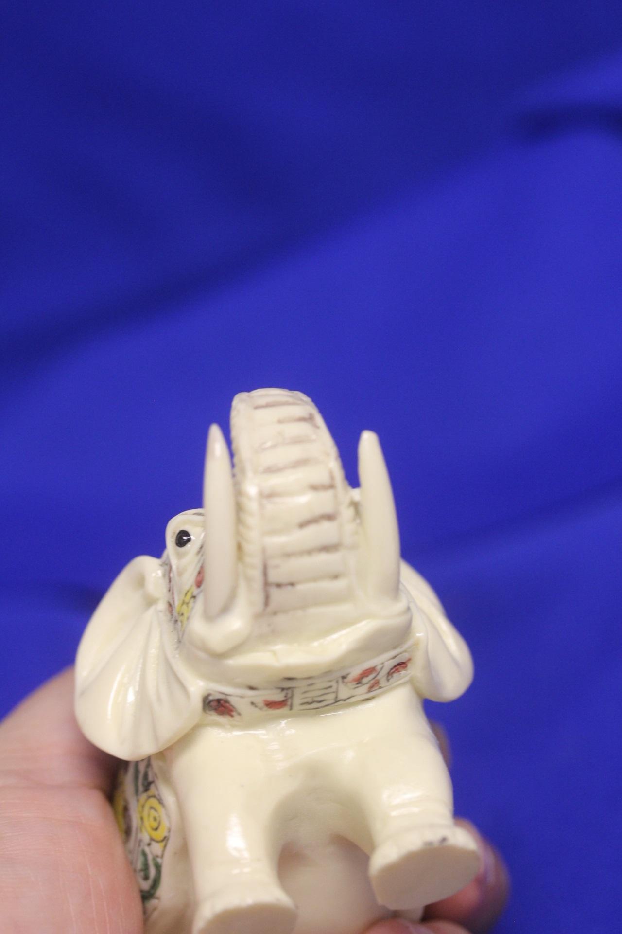 A Chinese Resin Elephant