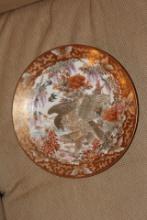 Antique Signed Japanese Kutani Eagle Plate