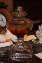 Vintage/Antique Greek Key Oil Lamp