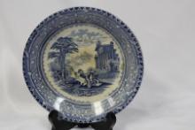 A Flow Blue Plate