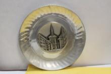 A Hand Hammered Souvenir Plate