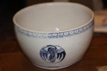 Blue and White Chinese Pottery Planter