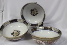 Lot of 3 Japanese Bowls