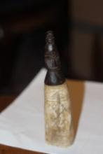 Primitive Bone and Wood Carving
