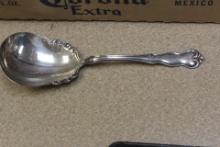 Ornate Silverplate Serving Spoon