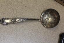 Ornate Silverplate Serving Spoon
