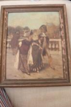 Antique Painting on Wood