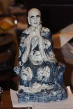 Signed Chinese Porcelain Buddha