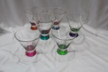 A Set of 6 Dansk Spectra Cocktail Glass