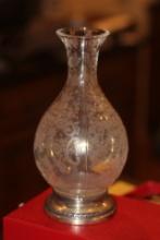 Sterling Bottom Rim Vase