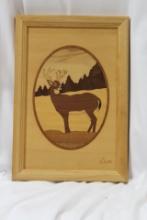 Hudson River Inlaid Wood Art