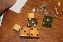 Lot of 8 Bakelite dices