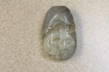 Chinese Carved Jade Snuff Bottle