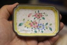 Antique Chinese Small Rectangular Dish