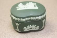 Wedgwood Jasperware Kidney Shape Trinket Box