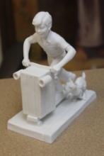 Norman Rockwell Franklin Mint Bisque Figurine