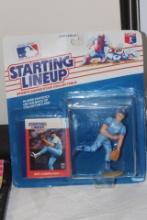 Signed Bret Saberliagen Figurine