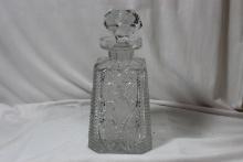 A Brilliant Cut Glass Decanter