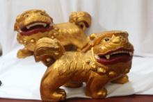 A Pair of Chinese Foo Lions