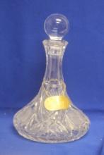 Cut Glass Brandy Decanter