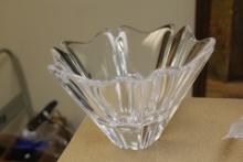 Large Orrefors Crystal Center Bowl