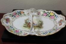 A Vintage Porcelain Basket
