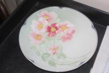 France Porcelain Floral Plate