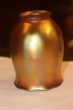 Stamped Steuben Iridescent Lamp Shade